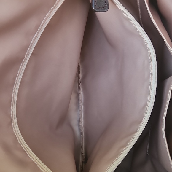 COACH WOMEN'S ASHLEY PATENT LEATHER SHOULDER BAG - MAHOGANY - Picture 6 of 8